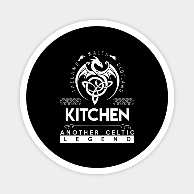 Kitchen Name T Shirt - Another Celtic Legend Kitchen Dragon Gift Item Magnet by harpermargy8920